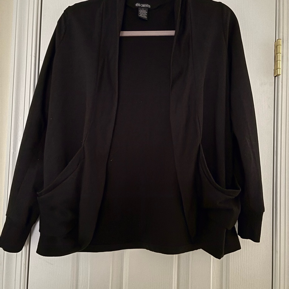 Miss Chievous Black Cardigan Sweater